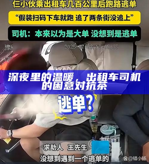 深夜里的温暖,出租车司机的困意对抗茶